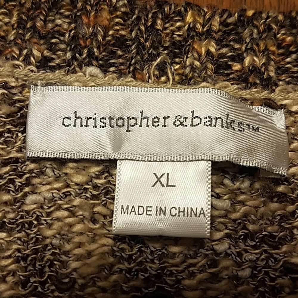 πΈπ§£π Christopher & Banks Button down Cardigan - Picture 2 of 8